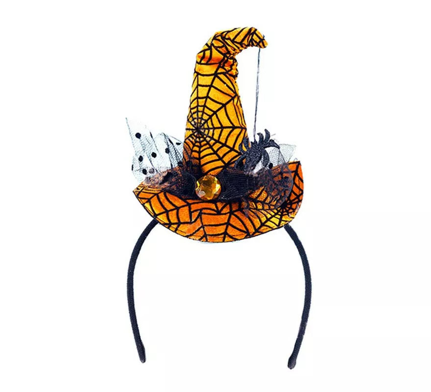 Translation missing: de.Diadema de Bruja Spider naranja