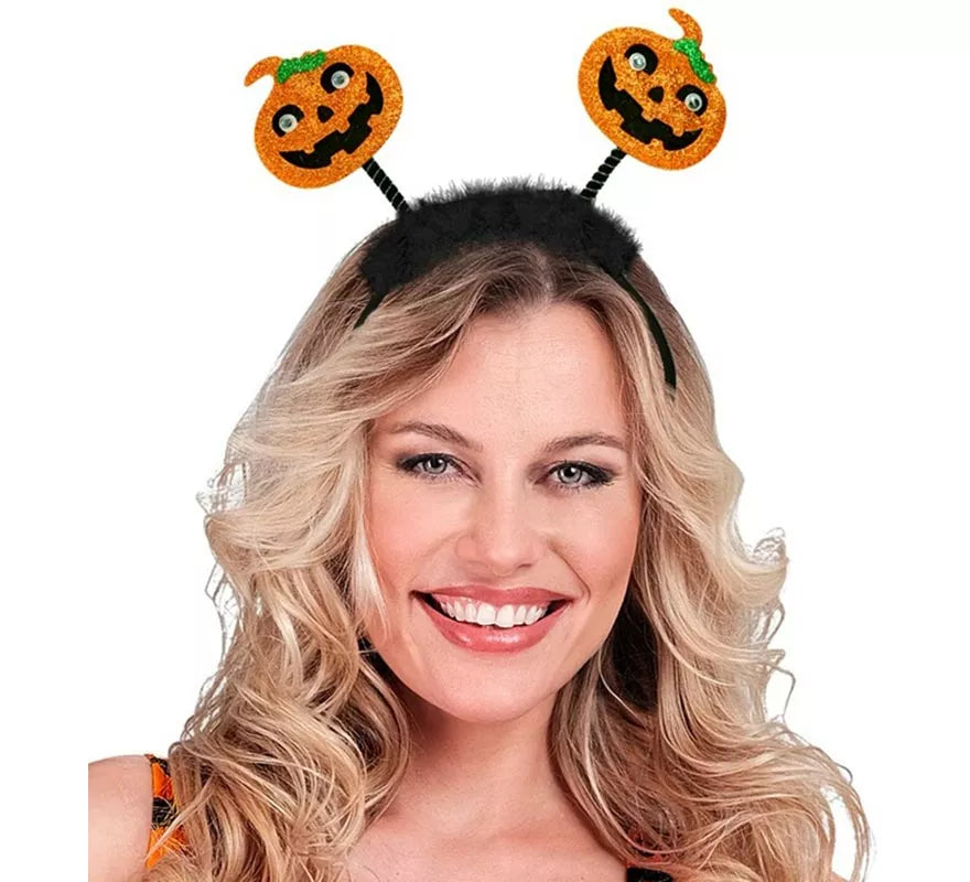 Diadema de Calabaza naranja