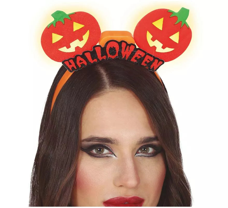 Translation missing: de.Diadema de Calabazas con Luz