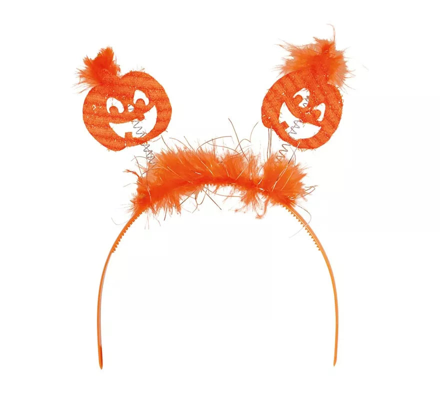 Translation missing: de.Diadema de Calabazas con Marabú naranja