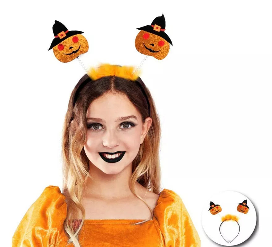 Translation missing: de.Diadema de Calabazas con sombrero infantil