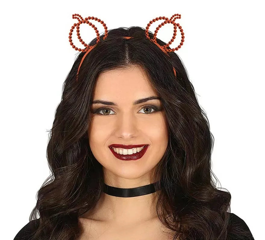 Translation missing: de.Diadema de Calabazas Piedras naranja