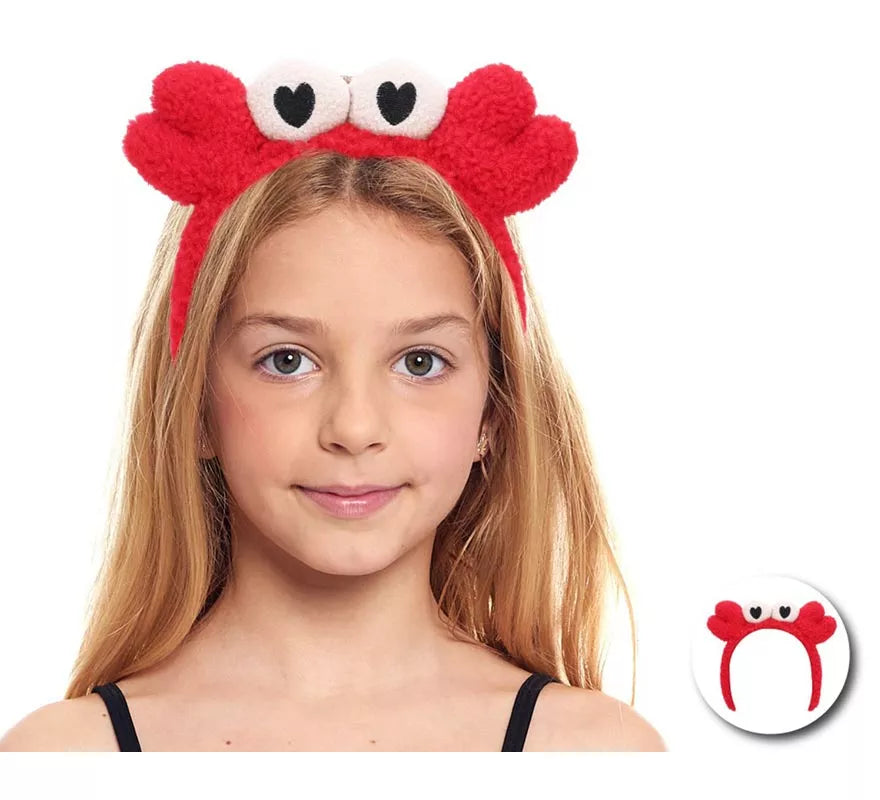 Translation missing: de.Diadema de Cangrejo de peluche infantil