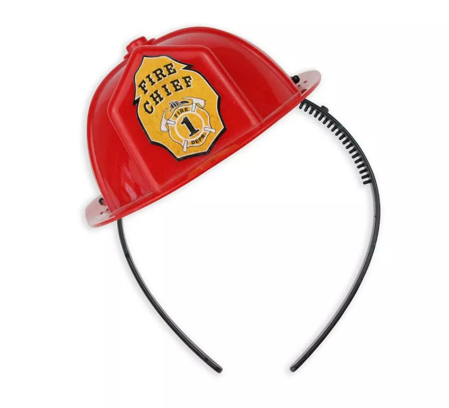 Translation missing: de.Diadema de Casco Bombero rojo