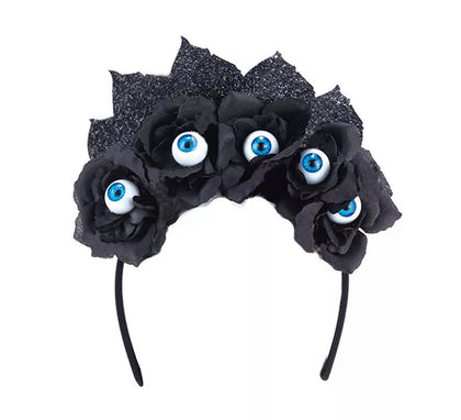 Diadema de Catrina Ojos azules