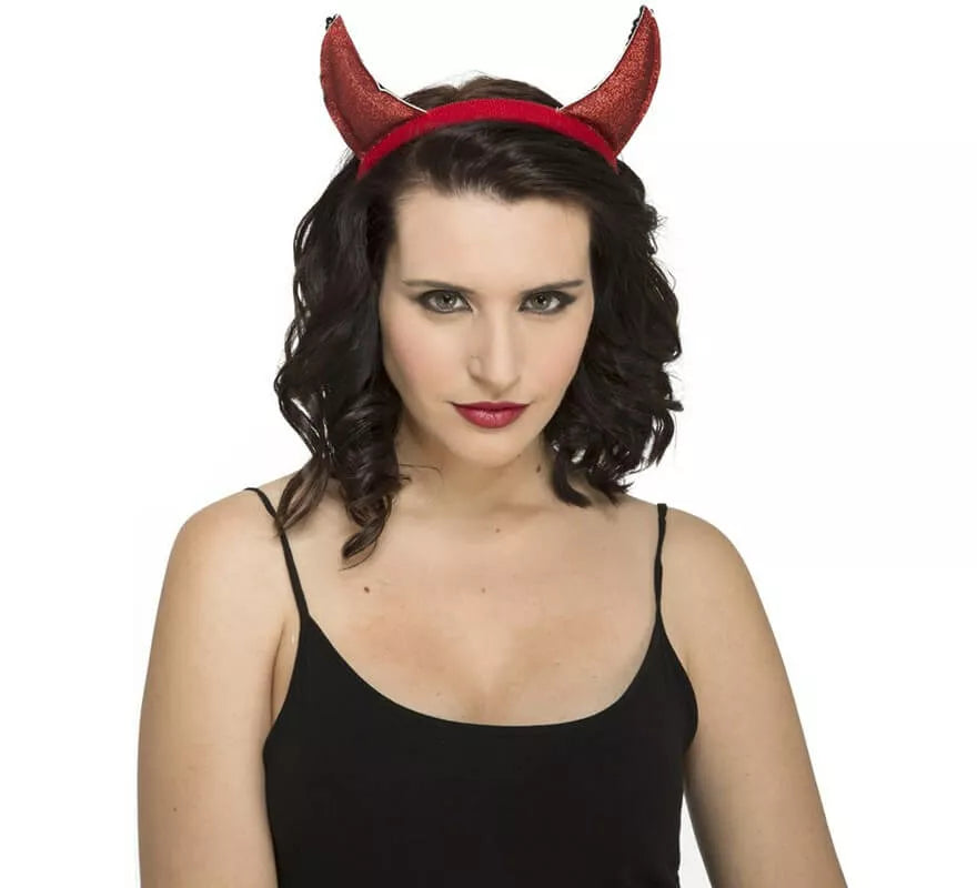 Translation missing: de.Diadema de Cuernos Rojos de Demonia