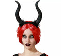 Diadema de Demonio de Cuernos negros