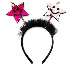 Star Stirnband mit Pailletten