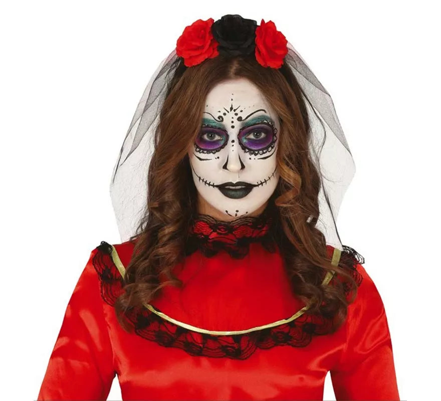 Translation missing: de.Diadema de Flores con Velo