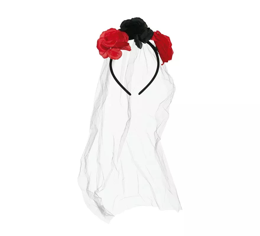 Translation missing: de.Diadema de Flores con Velo