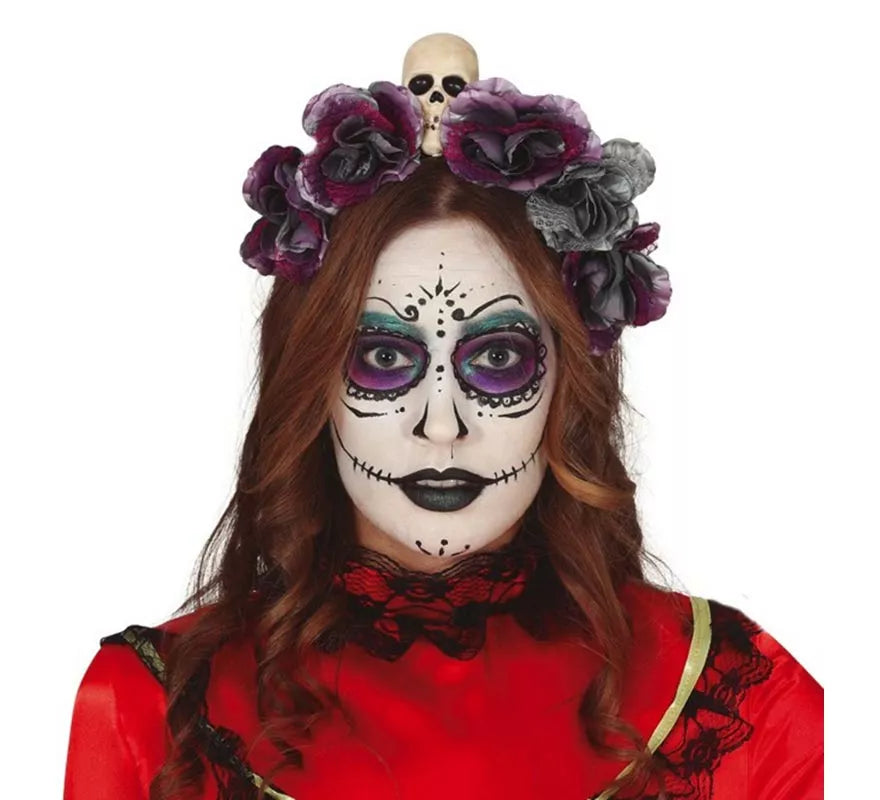 Translation missing: de.Diadema de Flores Grises