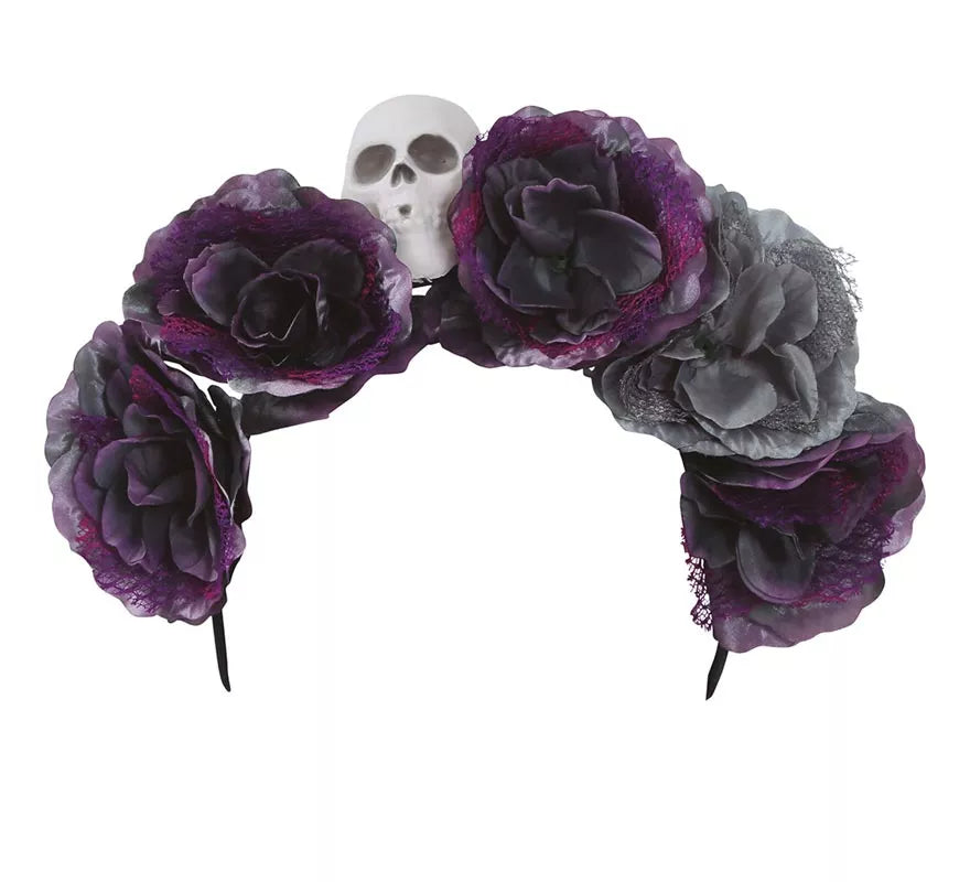 Translation missing: de.Diadema de Flores Grises