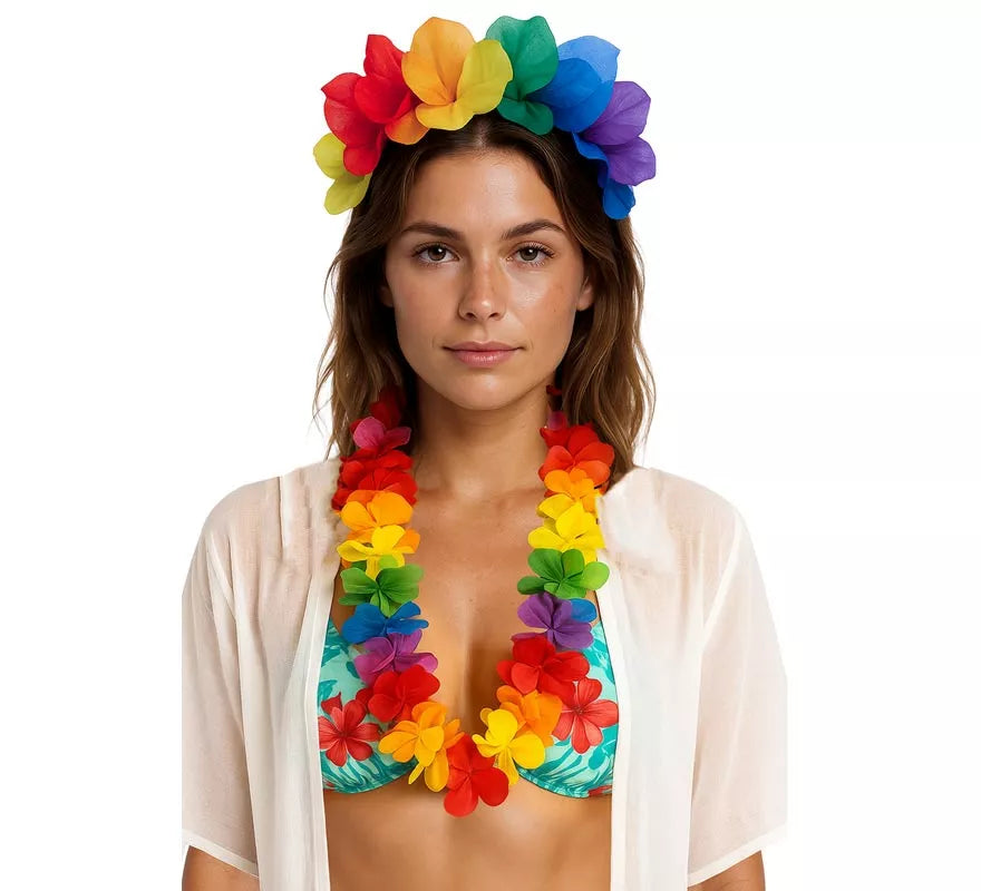 Translation missing: de.Diadema de Flores multicolor