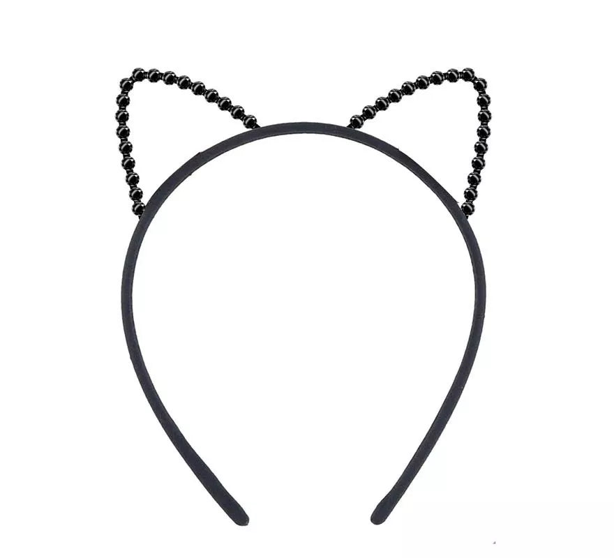 Translation missing: de.Diadema de Gatita Metálica adulto