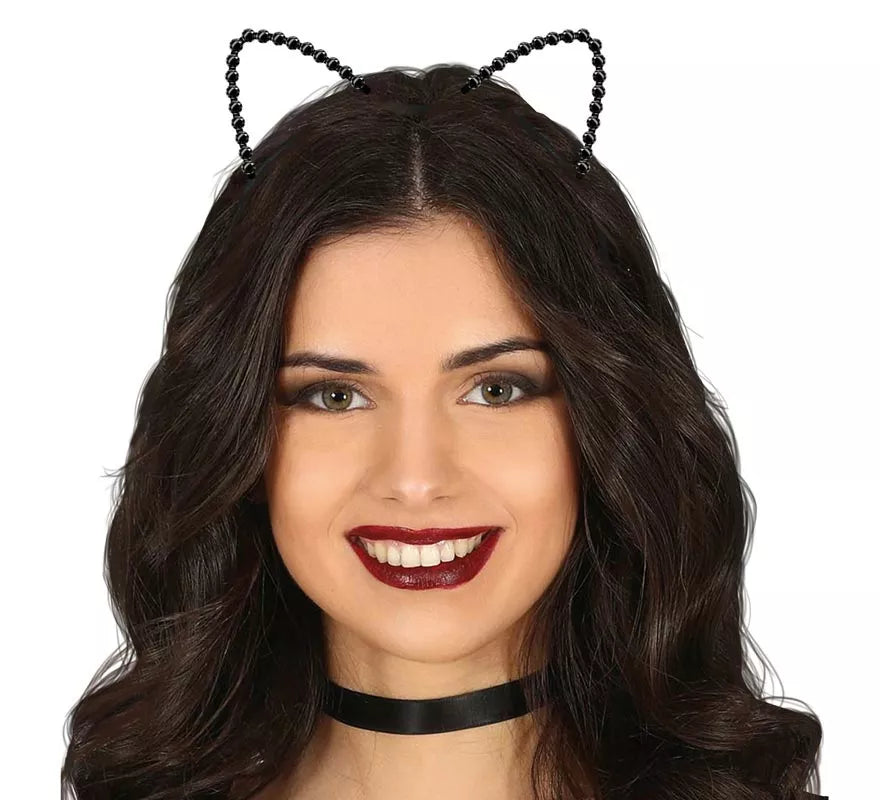 Translation missing: de.Diadema de Gatita Metálica adulto