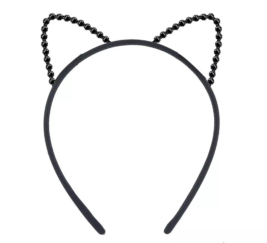 Diadema de Gatita Metálica adulto