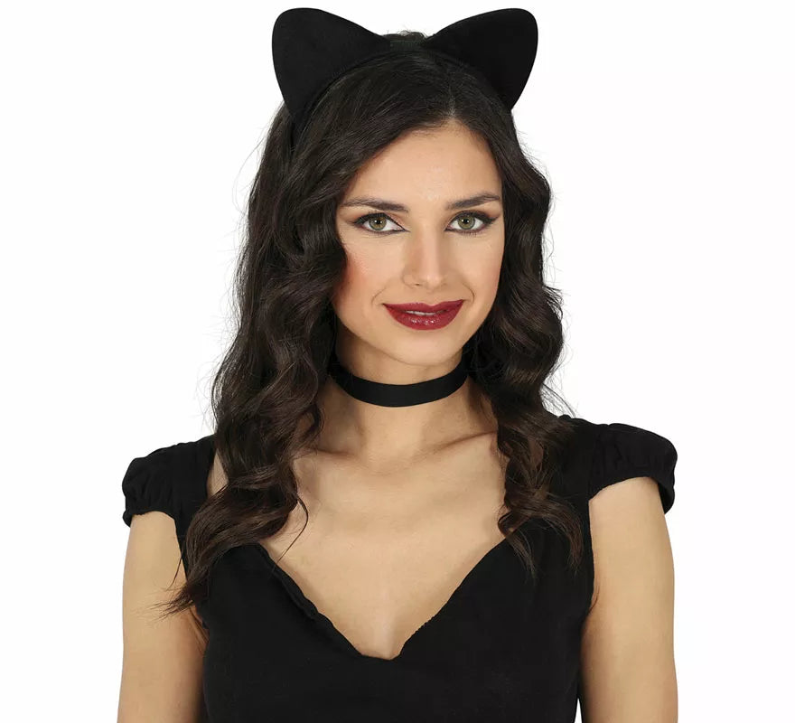 Translation missing: de.Diadema de Gatita negra adulto
