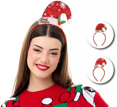 Schneeflocken-Weihnachtsmützen-Stirnband in verschiedenen Modellen