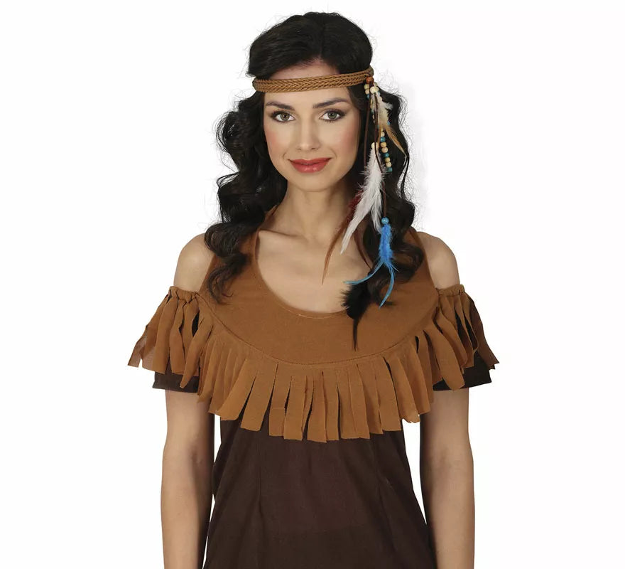 Diadema de Indio con plumas adulto