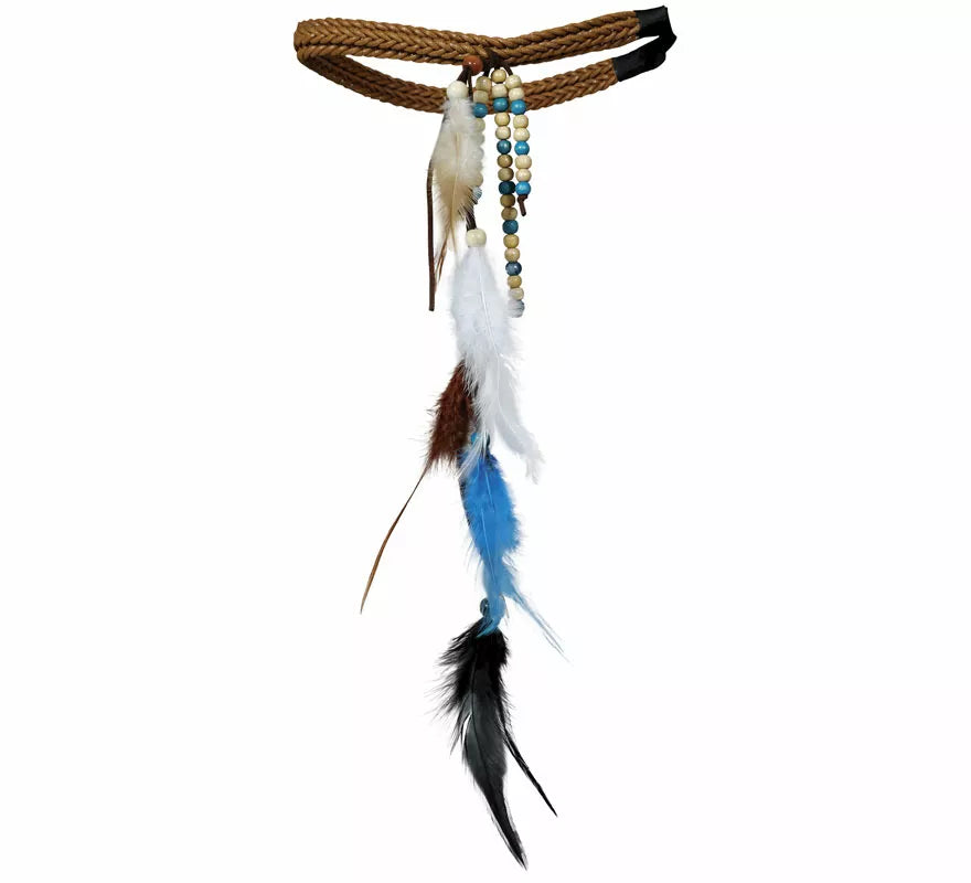 Diadema de Indio con plumas adulto