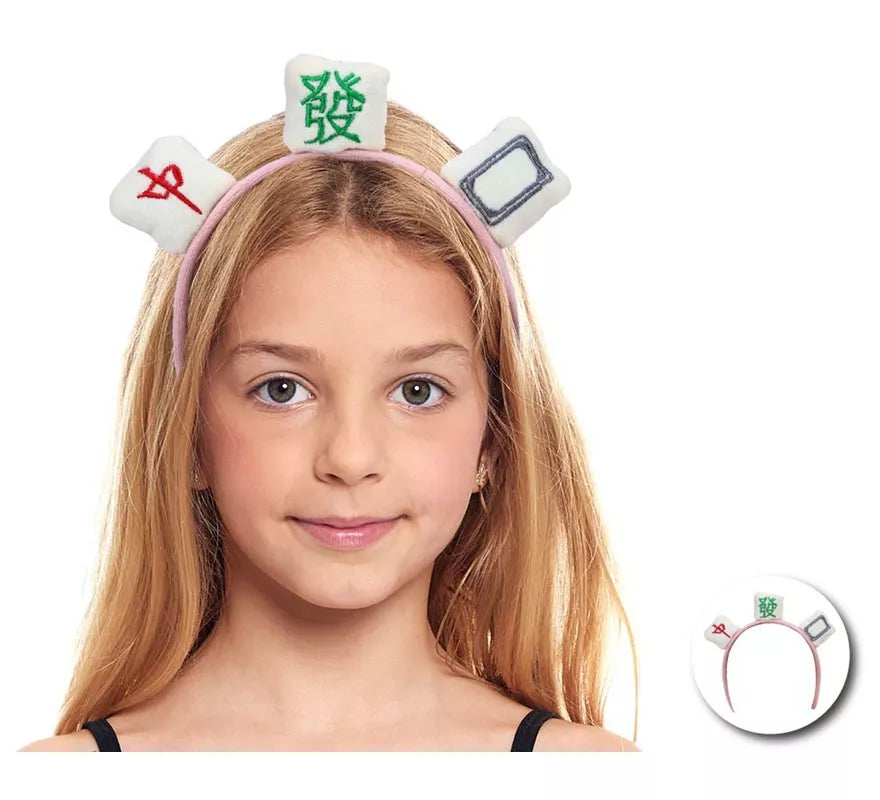 Translation missing: de.Diadema de Mahjong de peluche infantil