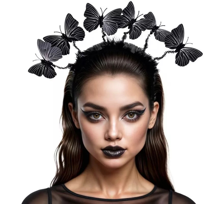 Translation missing: de.Diadema de Mariposa con Plumas