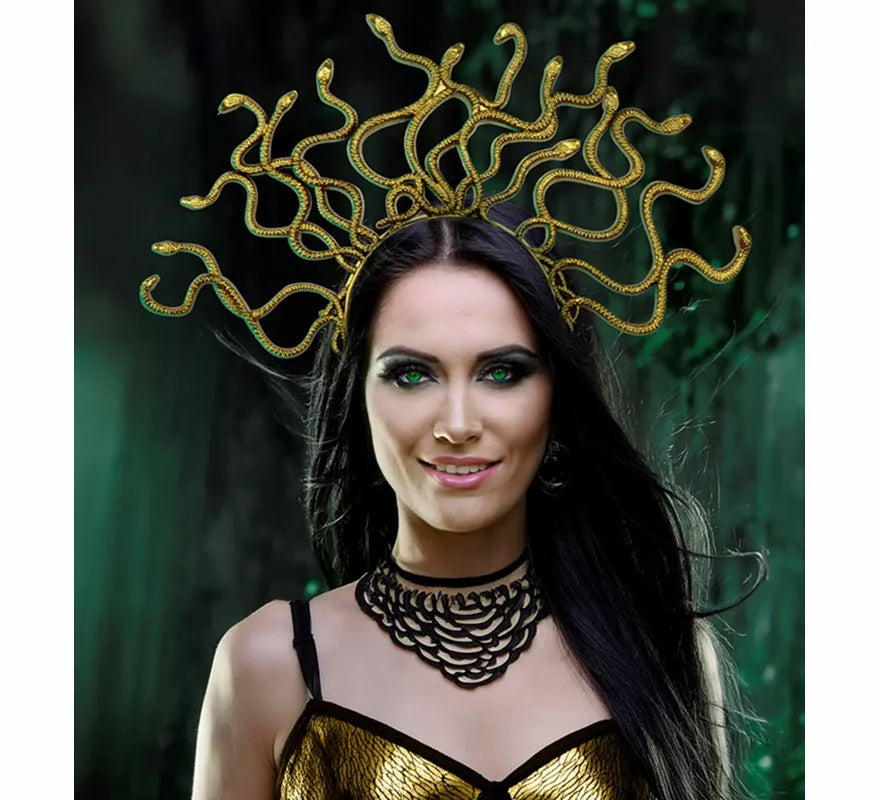 Translation missing: de.Diadema de Medusa dorada