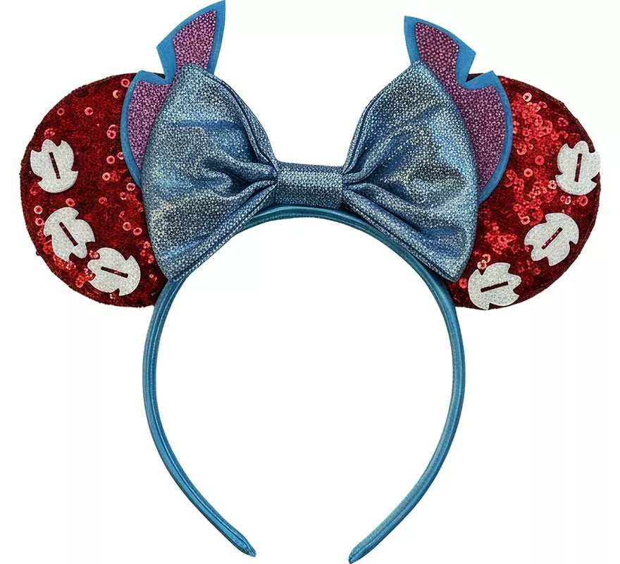 Translation missing: de.Diadema de Monstruito azul con Orejas de Ratoncita