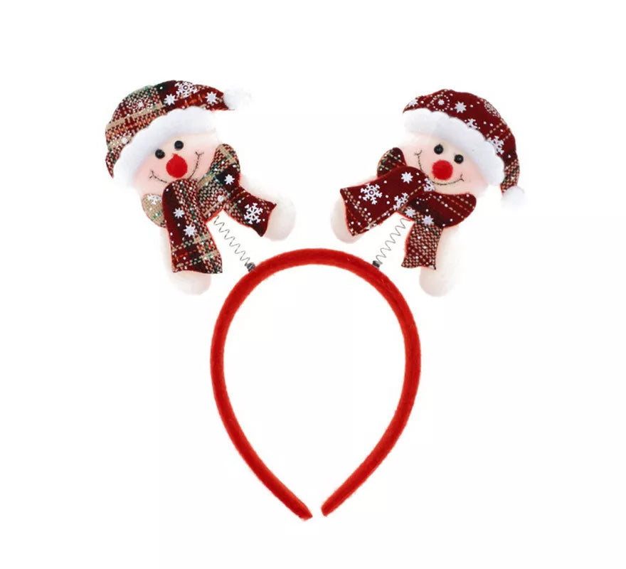 Translation missing: de.Diadema de Muñecos de Nieve con Muelles