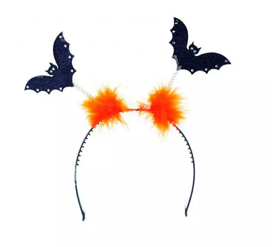 Translation missing: de.Diadema de Murciélagos negros volando