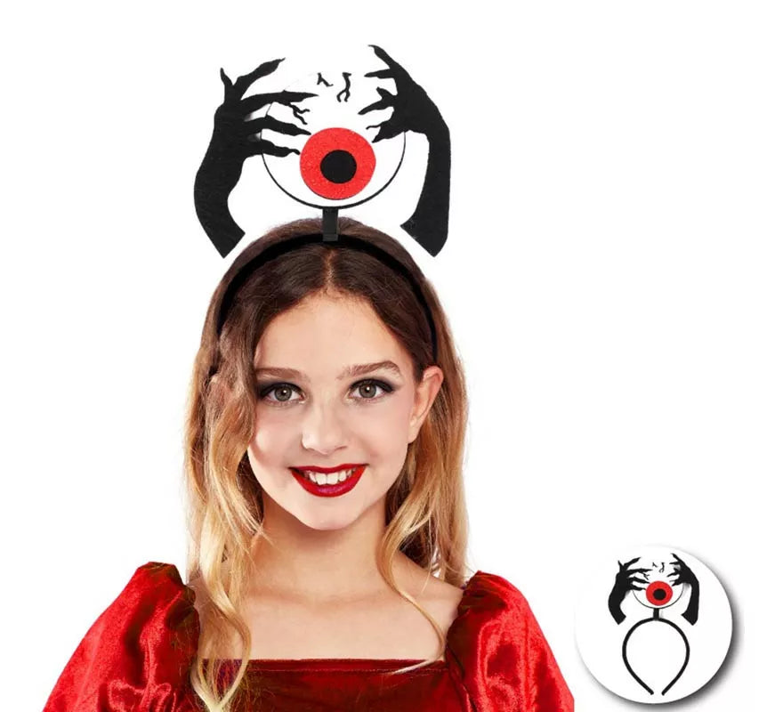Translation missing: de.Diadema de Ojo Sangriento rojo con manos infantil