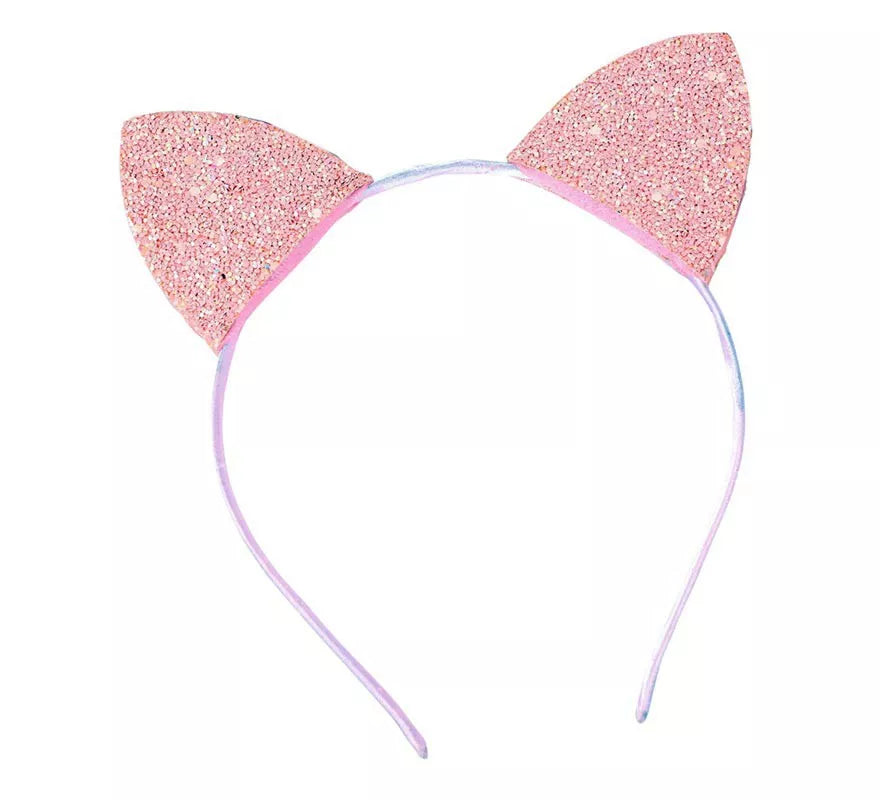 Translation missing: de.Diadema de Orejas de Gato Glitter de 18X15 cm