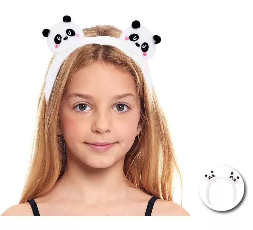 Translation missing: de.Diadema de Ositos Panda de peluche infantil