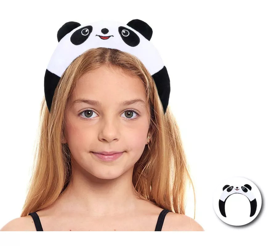 Translation missing: de.Diadema de Oso Panda de peluche infantil