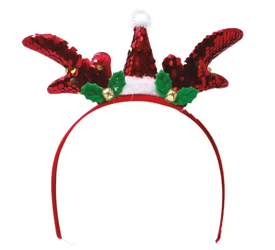 Translation missing: de.Diadema de Papá Noel Lentejuelas