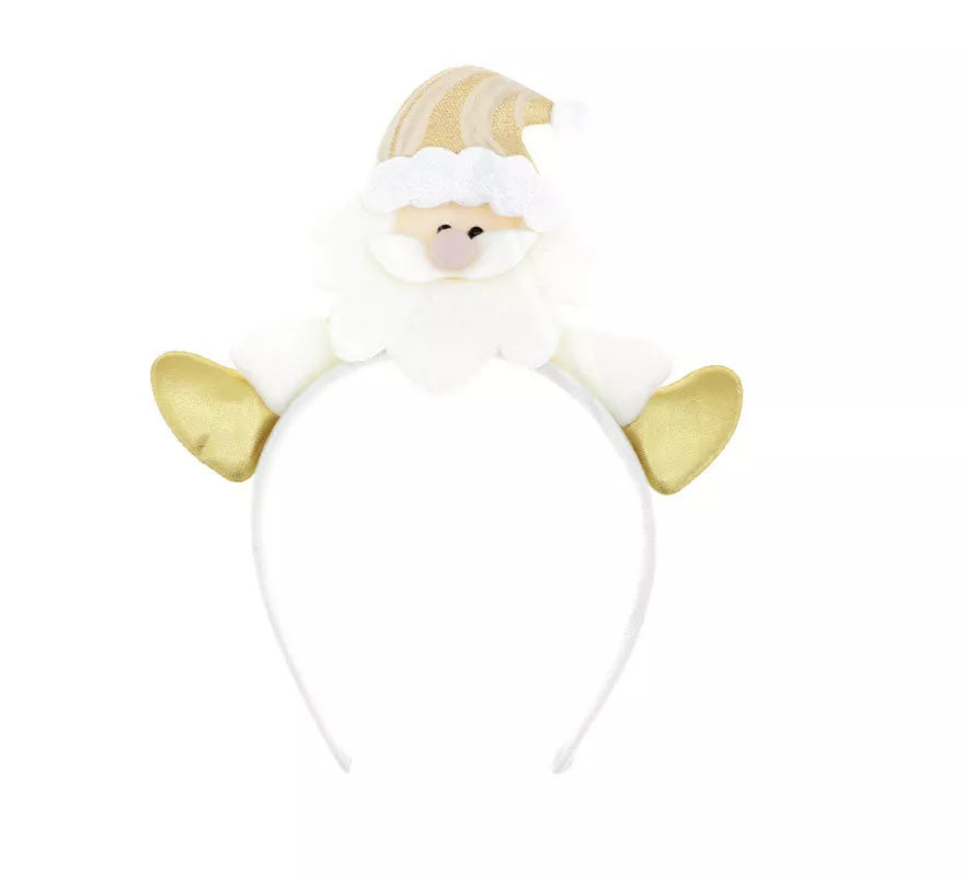 Translation missing: de.Diadema de Papá Noel White Christmas