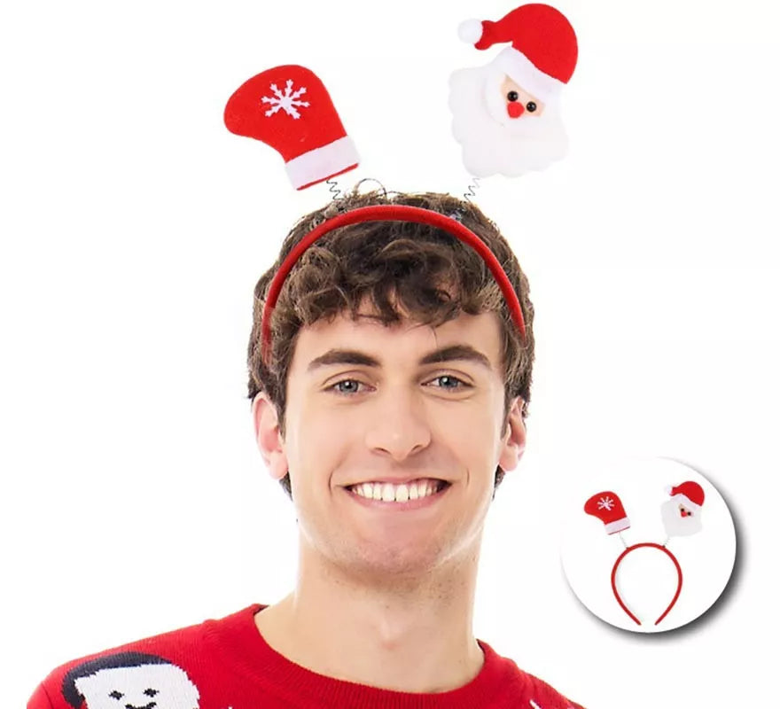 Translation missing: de.Diadema de Papá Noel y Calcetín rojo