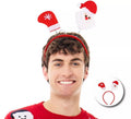 Diadema de Papá Noel y Calcetín rojo