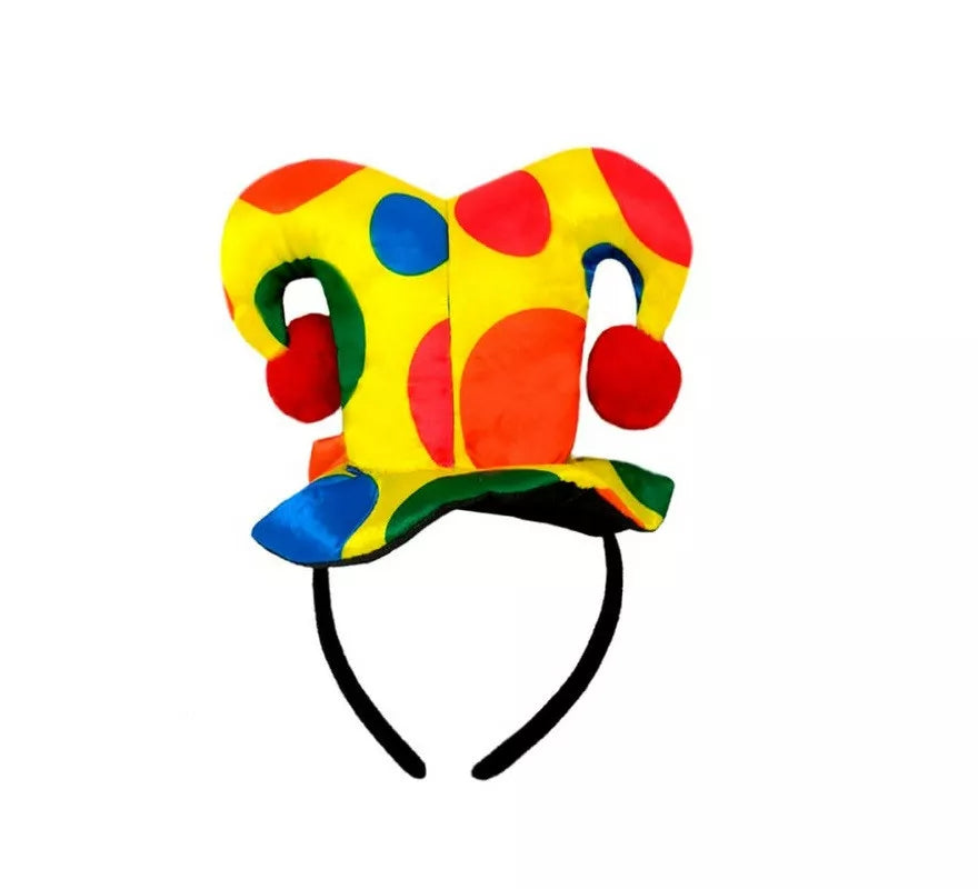 Translation missing: de.Diadema de Payaso con sombrero multicolor