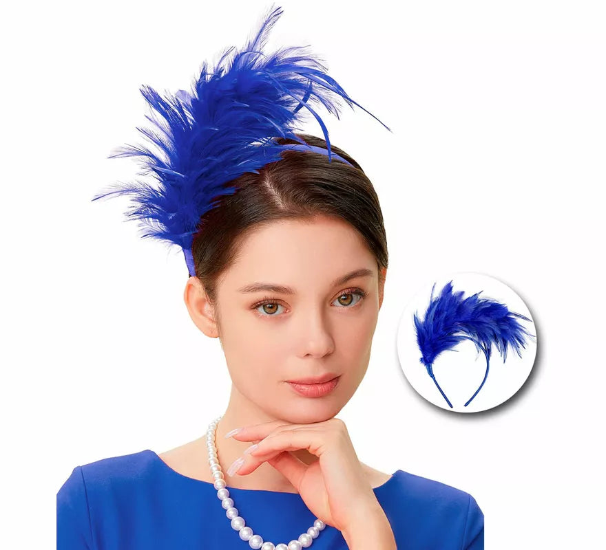 Translation missing: de.Diadema de Plumas Años 20 en varios colores