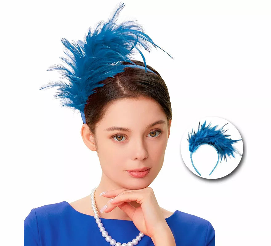 Translation missing: de.Diadema de Plumas Años 20 en varios colores