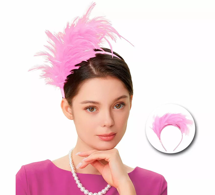 Translation missing: de.Diadema de Plumas Años 20 en varios colores