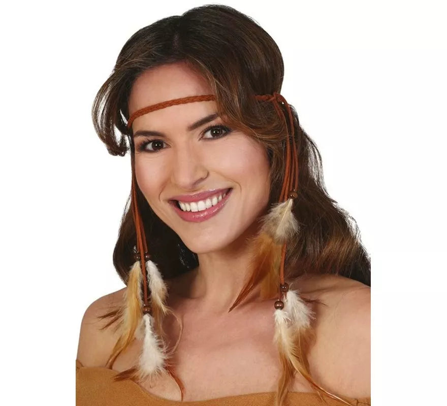 Translation missing: de.Diadema de Plumas de India Colgantes