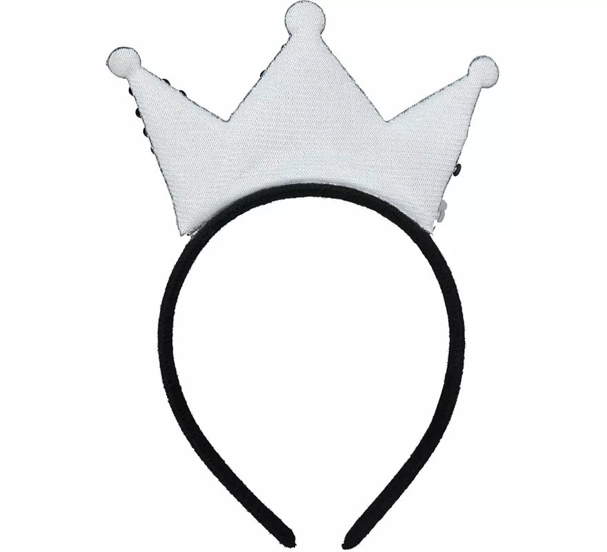 Translation missing: de.Diadema de Princesa con lentejuelas bicolor adulto