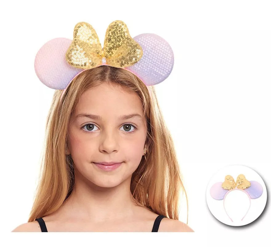 Translation missing: de.Diadema de Ratoncita Degradado con corazones
