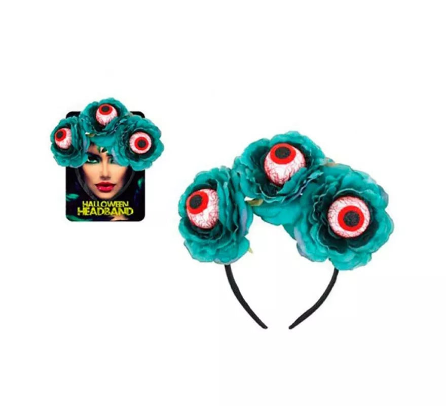 Translation missing: de.Diadema de Rosas azules con Ojos