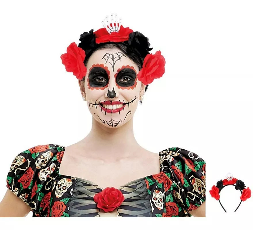 Translation missing: de.Diadema de Rosas con mano