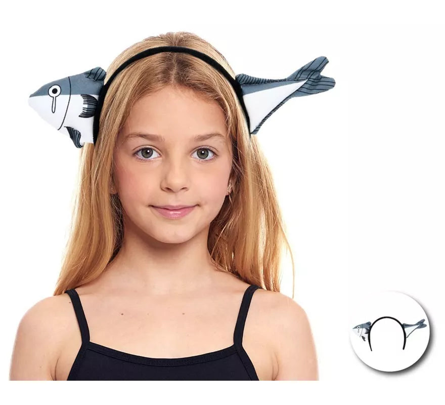 Translation missing: de.Diadema de Sardina de peluche infantil