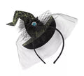 Diadema de Sombrero de Bruja Ojo y Telarañas