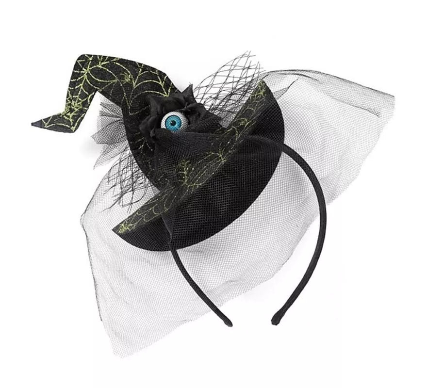 Translation missing: de.Diadema de Sombrero de Bruja Ojo y Telarañas